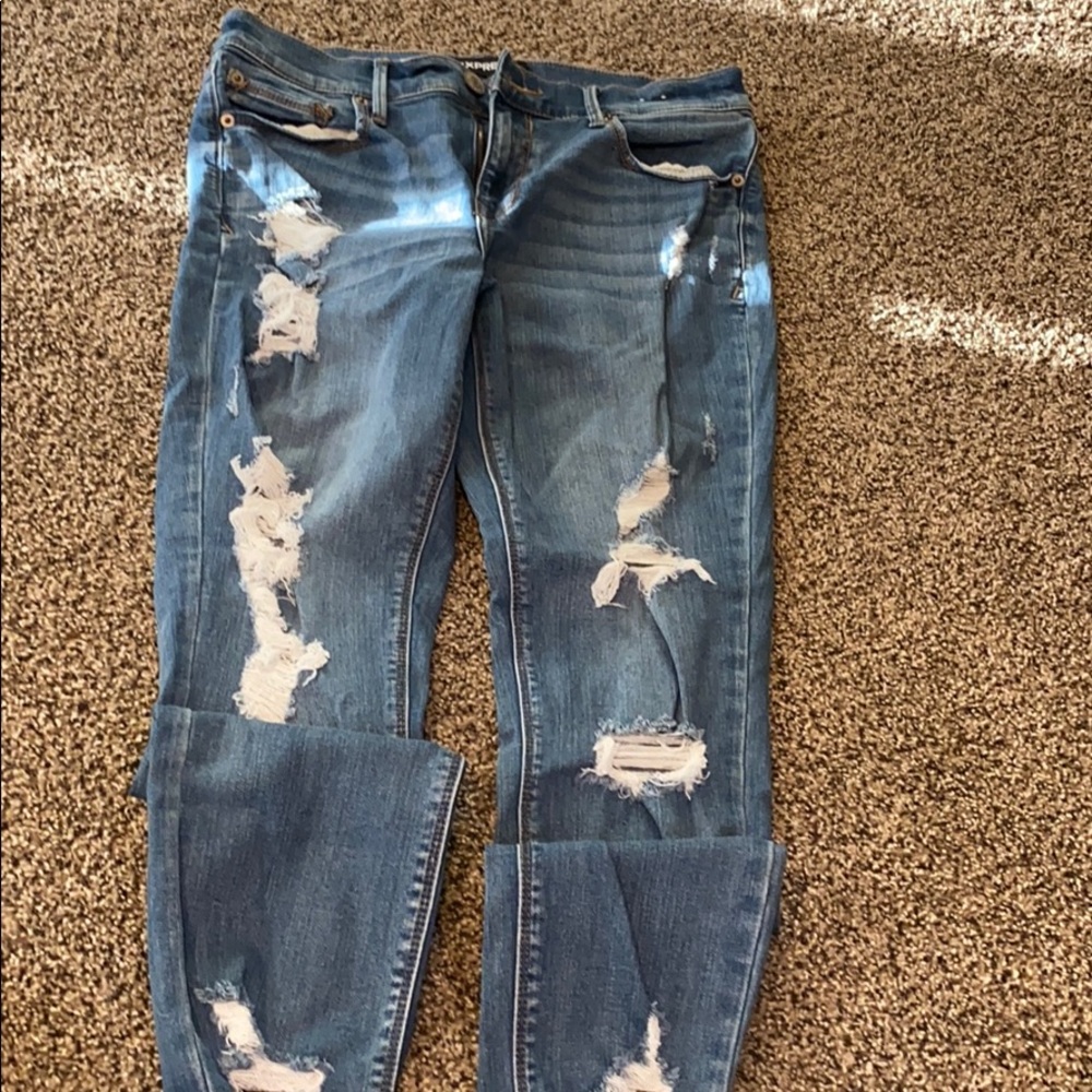 Express Jeans size 8, ankle legging